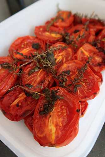 Tomates rôties au four