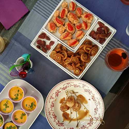 Un p'tit apéritif gourmand pour un dimanche en famille