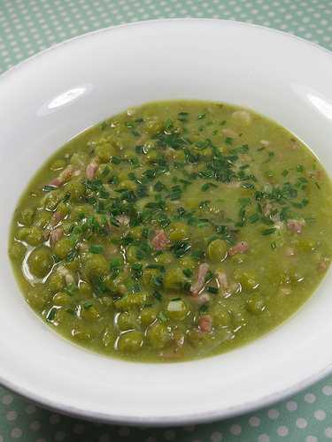 Une soupe de petits pois, un peu comme au Canada