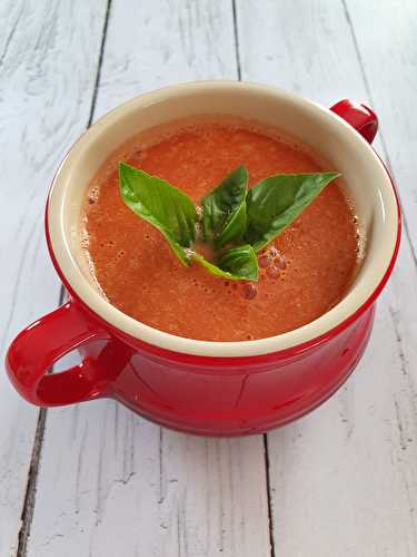 Velouté aux tomates rôties