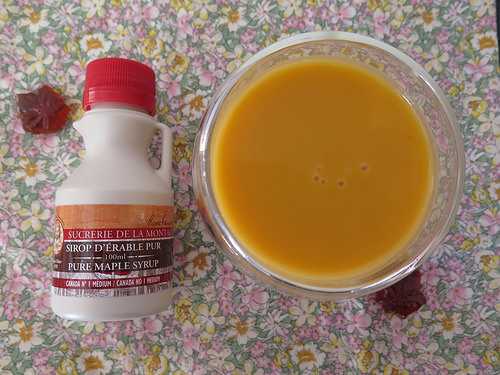 Velouté de navets au sirop d'érable