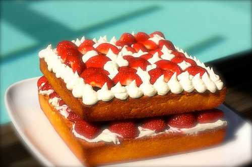 Victoria cake aux fraises