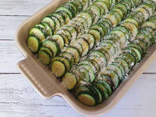 Gratin de courgettes, boeuf et riz