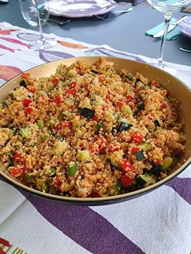 Ma recette rapide du taboulé aux légumes