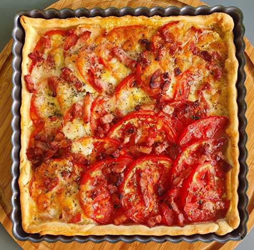 Ma tarte tomates mozzarella