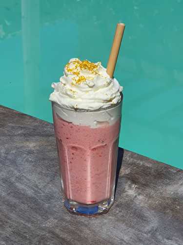 Shake maison vanille fraise