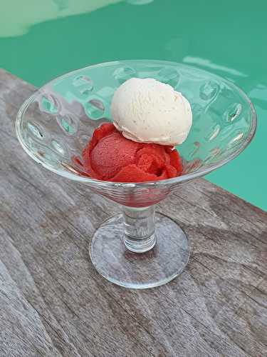 Sorbet à la fraise