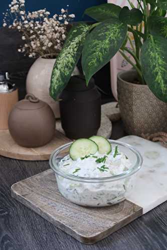 Concombre au Skyr, façon Tzaziki