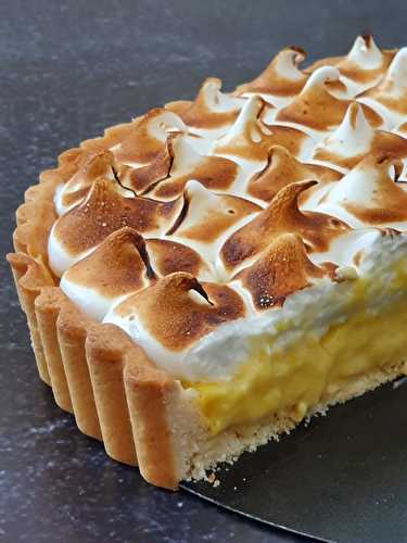 La recette facile de la tarte au citron meringuée