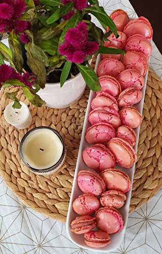 Mes macarons, pas jolis, mais bons