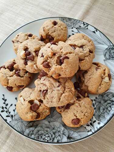 Cookies noix de coco et pépites de chocolat