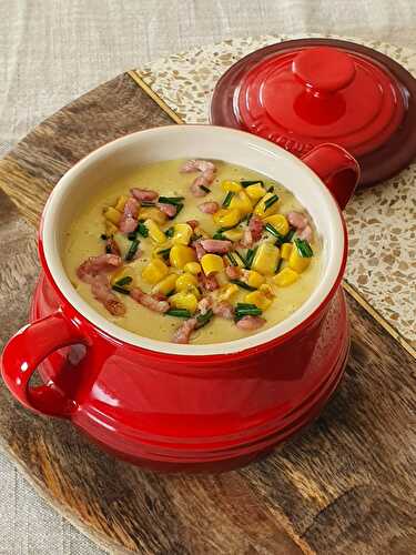 Corn chowder, la soupe de maïs onctueuse américaine