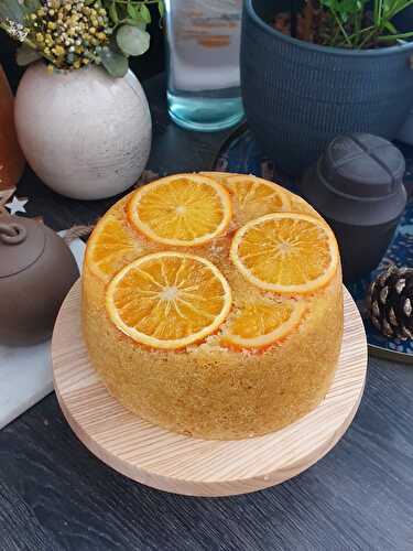 Gâteau ultra moelleux à l'orange cuit à la vapeur