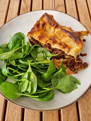 Lasagne végétariennes aux lentilles