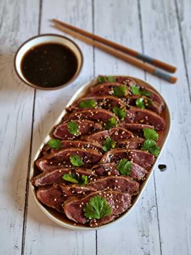 Comment faire du Tataki de magret de canard ?