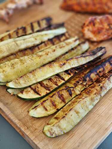 Comment faire des courgettes grillées au barbecue ?