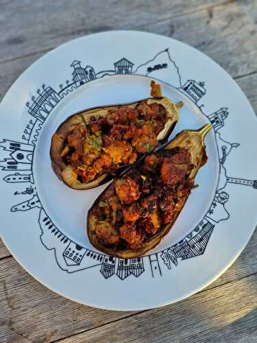 Ma recette préférée des aubergines farcies cuites au four