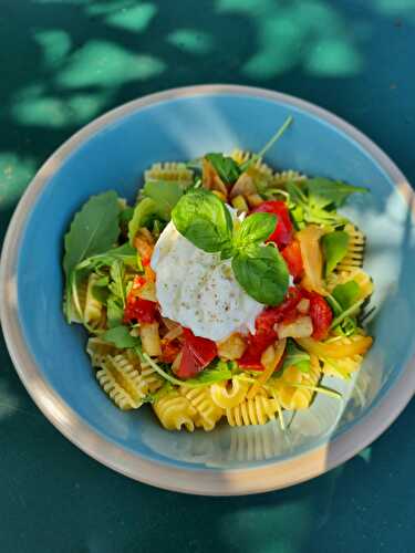 La recette topissime des pâtes aux courgettes et burrata