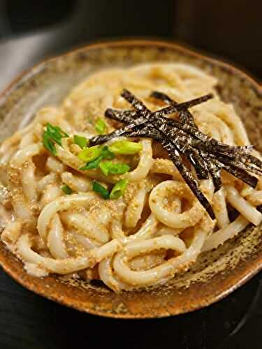 La recette Japonaise des nouilles udon au mentaiko