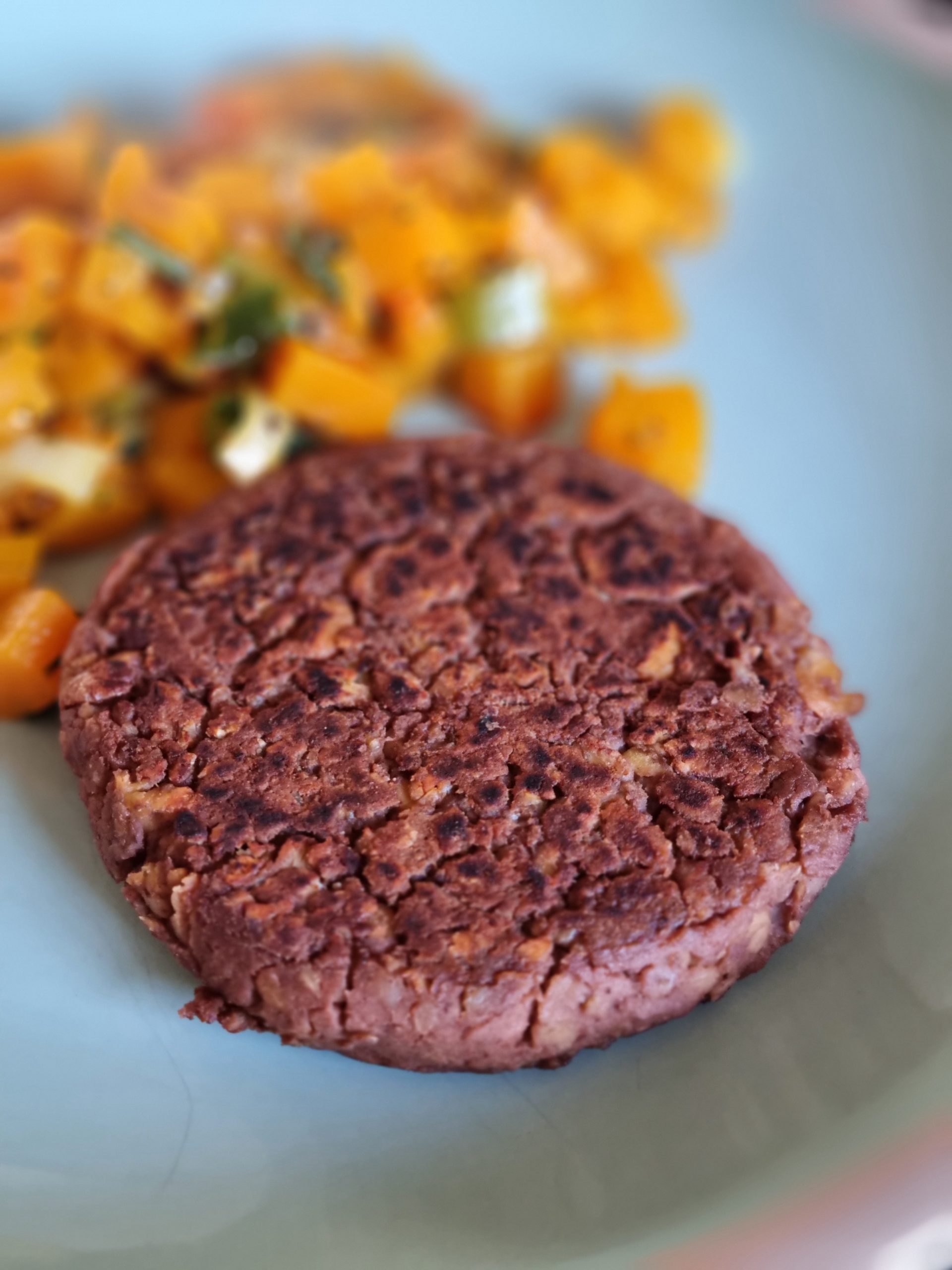 Les burgers végétariens haricots rouges et champignons