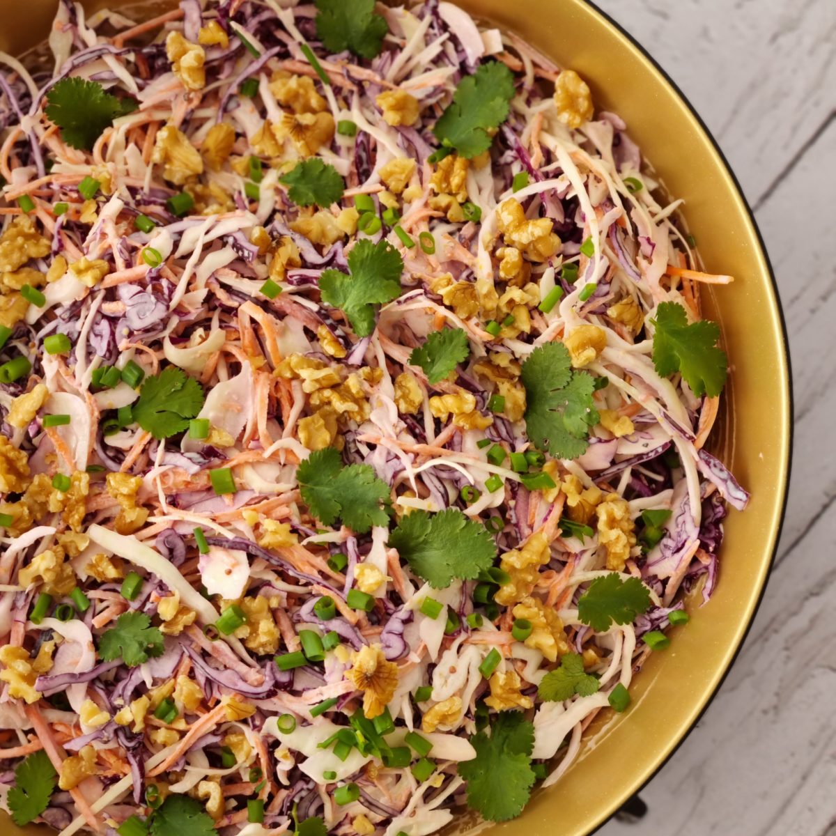 La salade de chou et carottes, Coleslaw comme aux USA