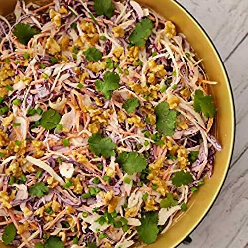 La salade de chou et carottes, Coleslaw comme aux USA