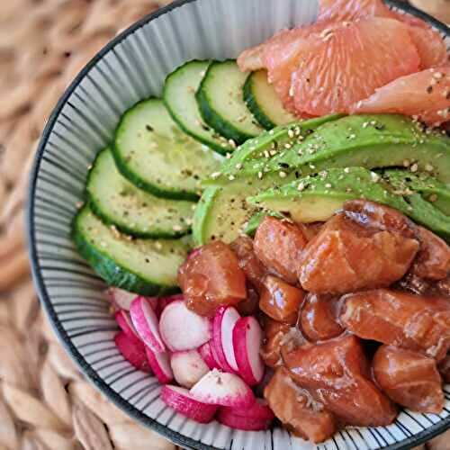 Mon Poke Bowl au saumon