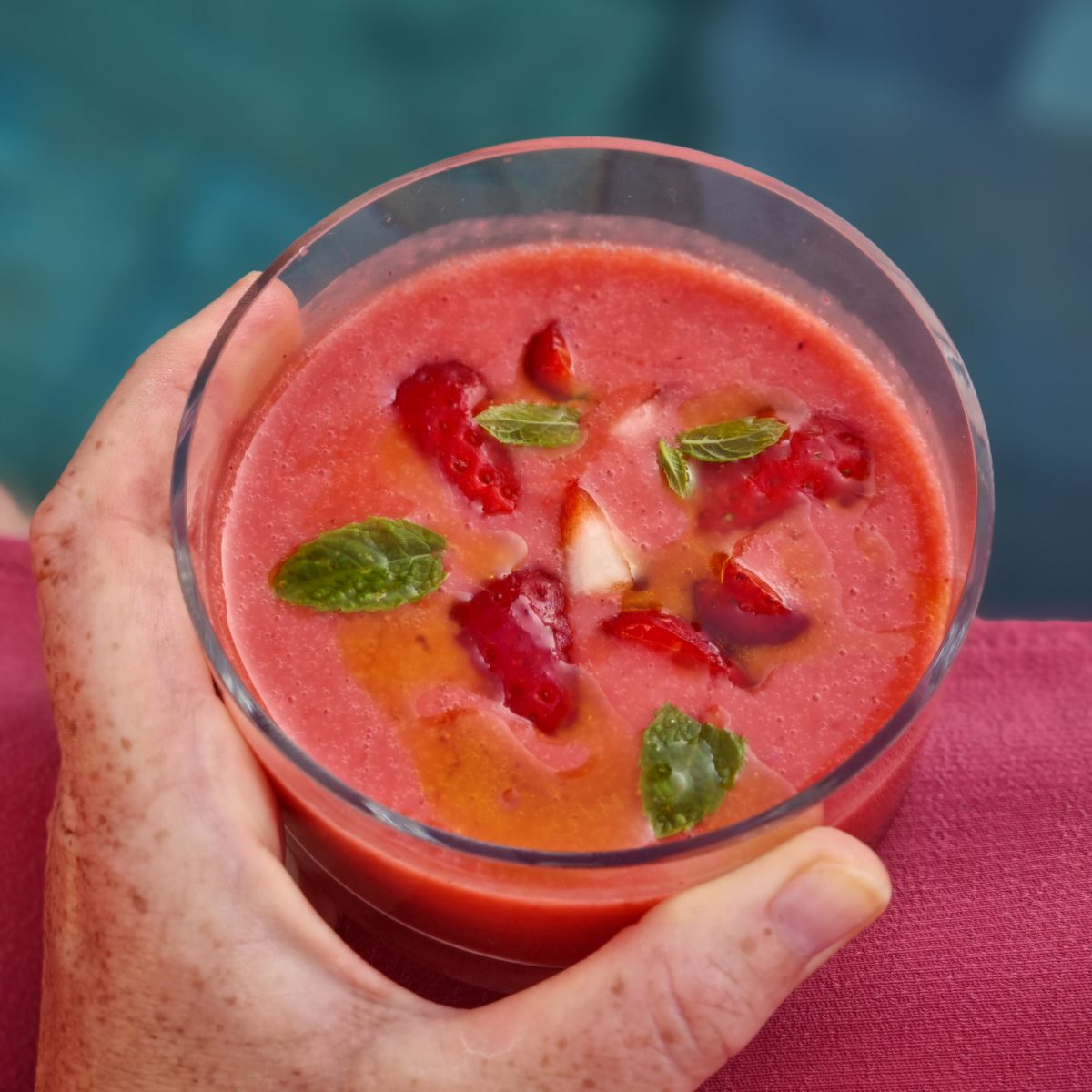 Soupe de fraises, un dessert ultra frais et léger pour l'été