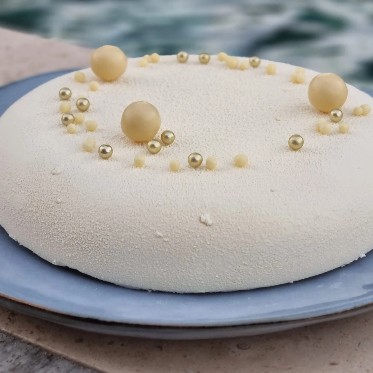 Mon entremet gourmand à la mangue et à la vanille