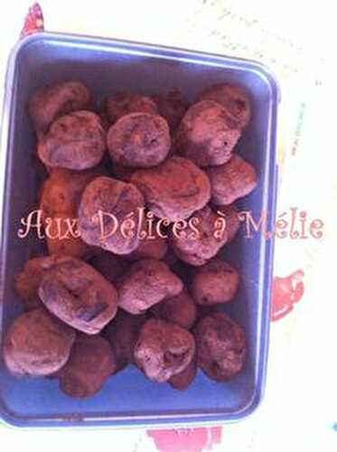 Truffes au Chocolat - Le blog de Aux Délices à Mélie