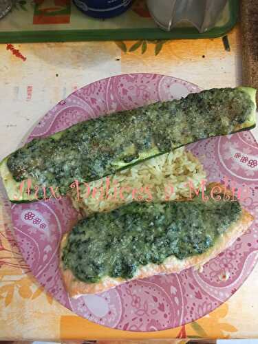 Courgette au Pesto