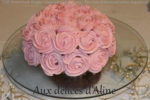 Bouquet de fleurs "rose cake" - Aux délices d'Aline