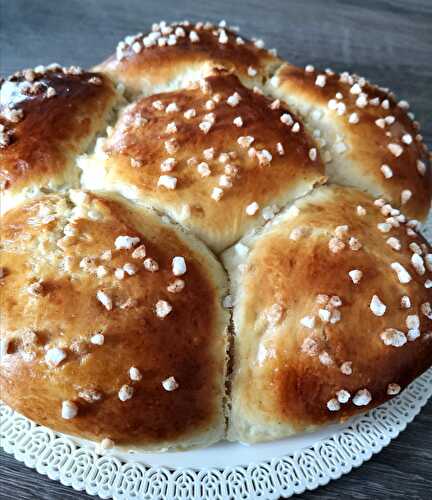 Brioche moelleuse sans beurre et sans pétrissage