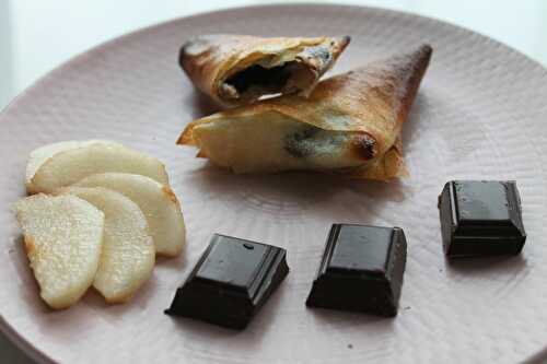 Croustillants poire chocolat
