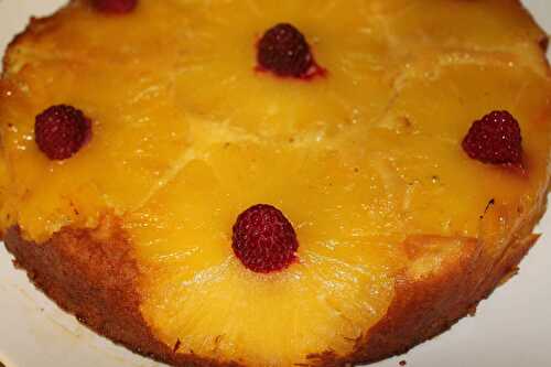 Gâteau renversé à l'ananas - Aux délices d'Aline