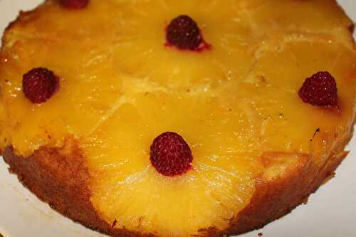 Gâteau renversé à l'ananas