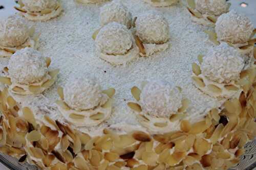 Layer cake aux raffaelo