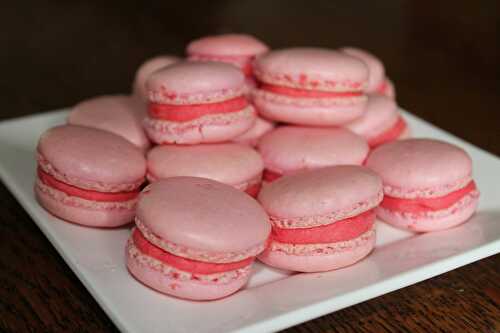 Macarons saveur rose ou barbapapa