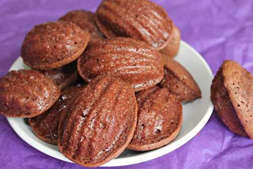 Madeleines au chocolat