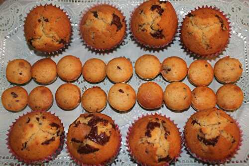 Muffins aux pépites de chocolat