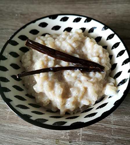 Riz au lait à la vanille de Cyril Lignac