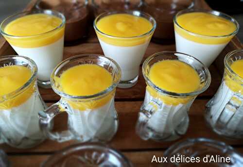 Panna cotta coco mangue