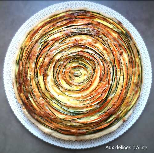 Tarte spirale aux légumes