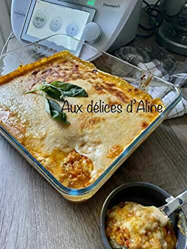 Moussaka de lentilles corail