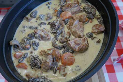 Blanquette de veau aux morilles des cinq drôles de sœurs