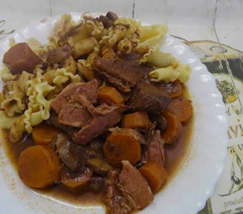 Bœuf bourguignon du papa de Natly