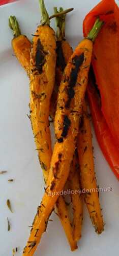 Carottes au grill-plancha