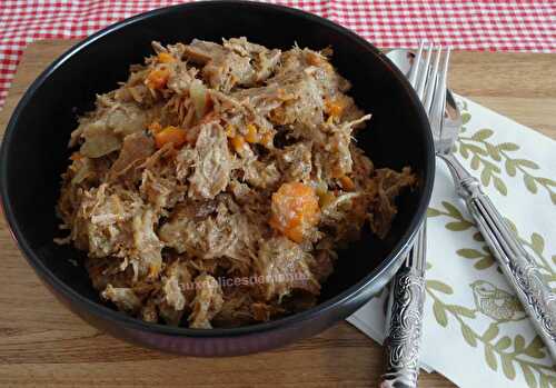 Daube de veau aux carottes et vin rouge