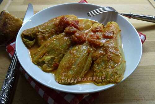 Endives à la pulpe de tomates épicée au Cookéo ou pas