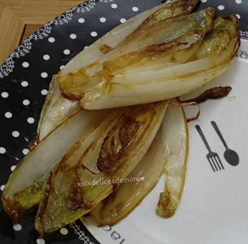 Endives braisées à la vergeoise brune